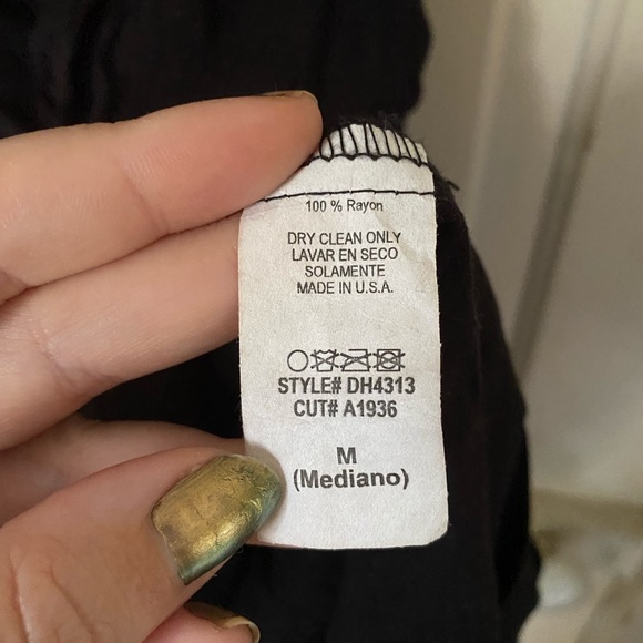 Floral black dress/tunic - Picture 3 of 4